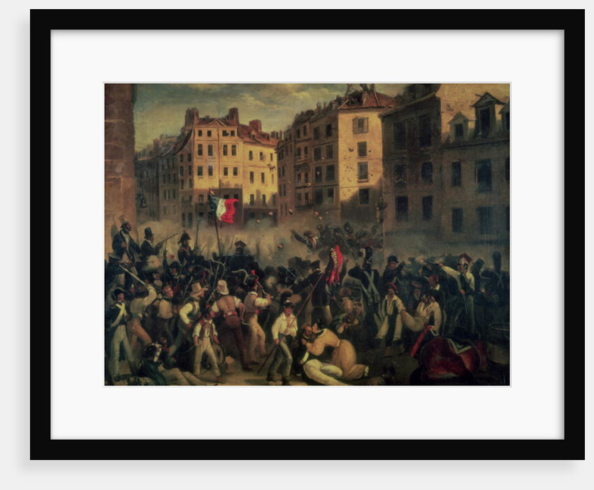 The Charter or Death, July 1830 by French School