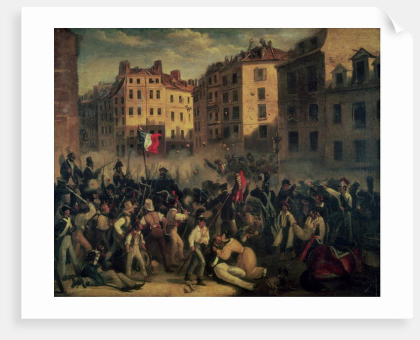 The Charter or Death, July 1830 by French School