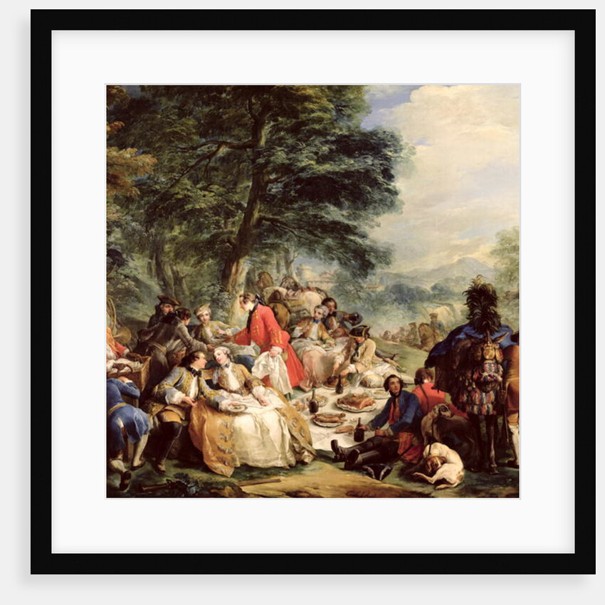 The Hunt Lunch, 1737 by Carle van Loo