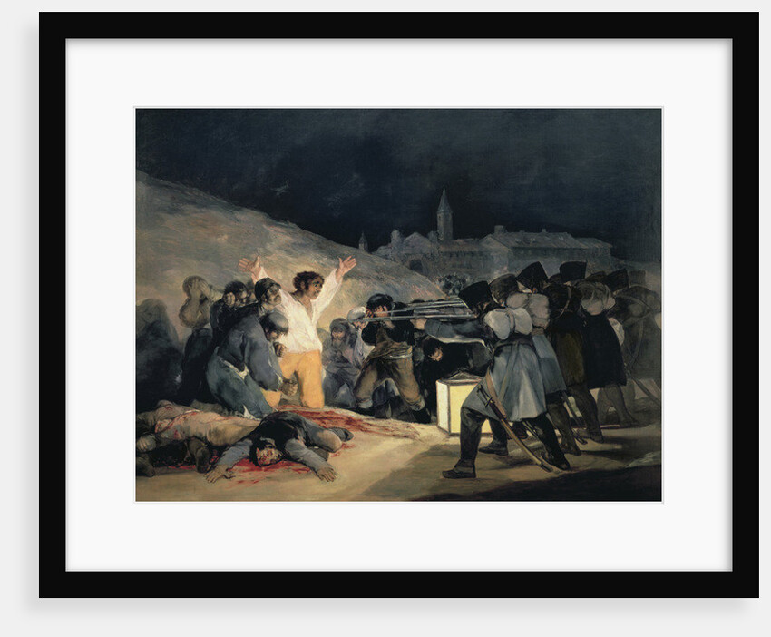 Execution of the Defenders of Madrid, 3rd May 1808, 1814 by Francisco Jose de Goya y Lucientes