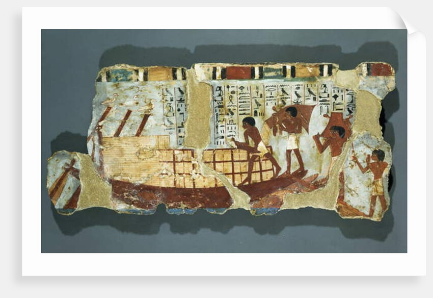 Loading grain by Egyptian 18th Dynasty