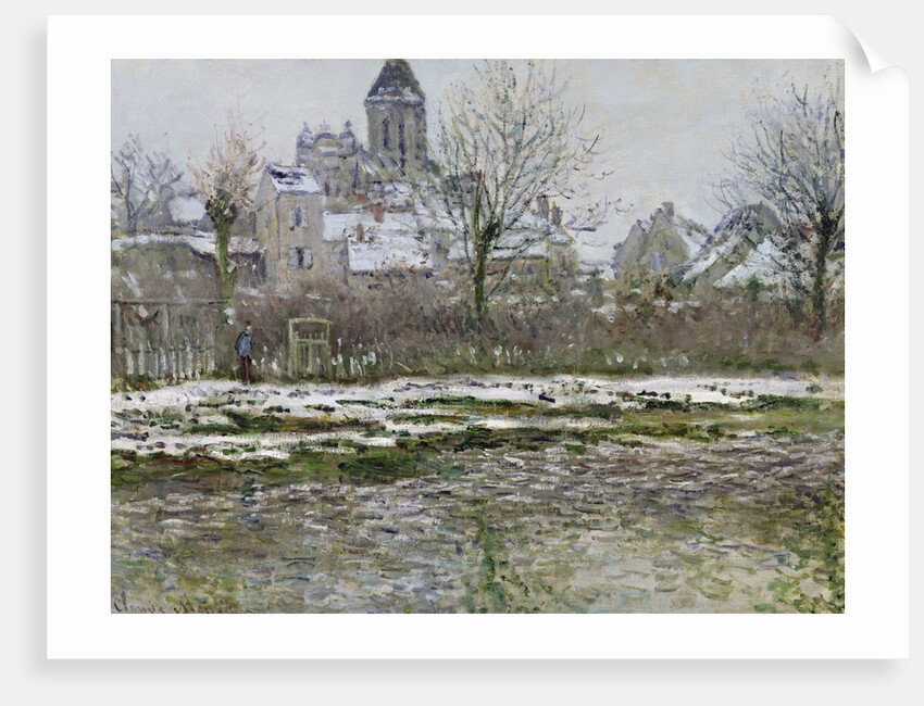 The Church at Vetheuil under Snow, 1878-79 by Claude Monet