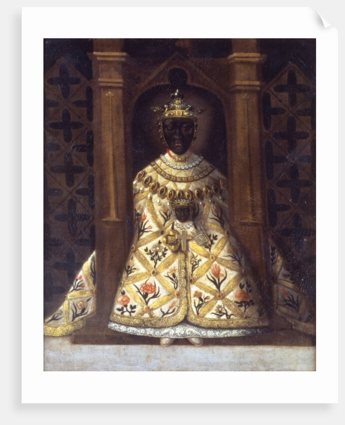 The Black Virgin in the Chadaraita given by Louis XI by French School