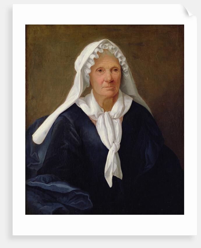 Portrait of an Old Woman, c.1781 by French School