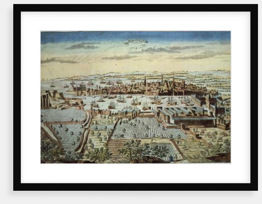 Equestrian Plan of Marseille, 1680 by French School