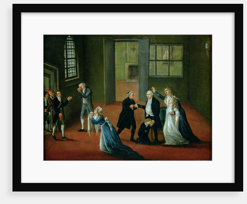 Louis XVI Bidding Farewell to his Family, 20th January 1793 by French School