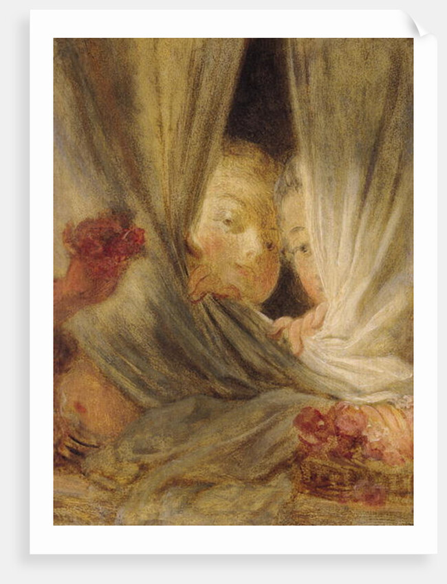 Curiosity, 18th century by Jean-Honore Fragonard