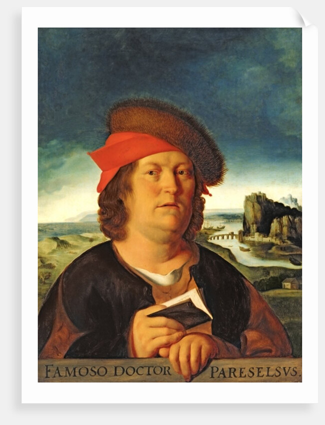 Portrait presumed to be Paracelsus by Quentin Massys or Metsys (after)