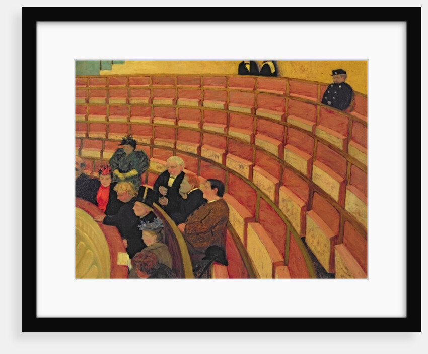 The Upper Circle at the Theatre du Chatelet, 1895 by Felix Edouard Vallotton