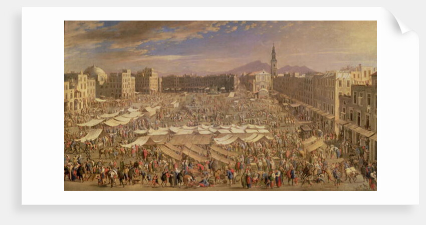 The Market at Naples by Angelo Maria Costa