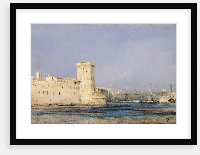 Marine Fortress, 19th century by Louis Eugene Gabriel Isabey