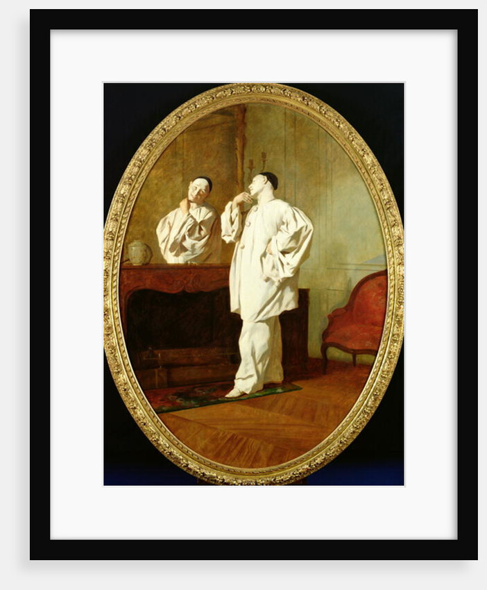Portrait of Charles Deburau by Jean Pezous
