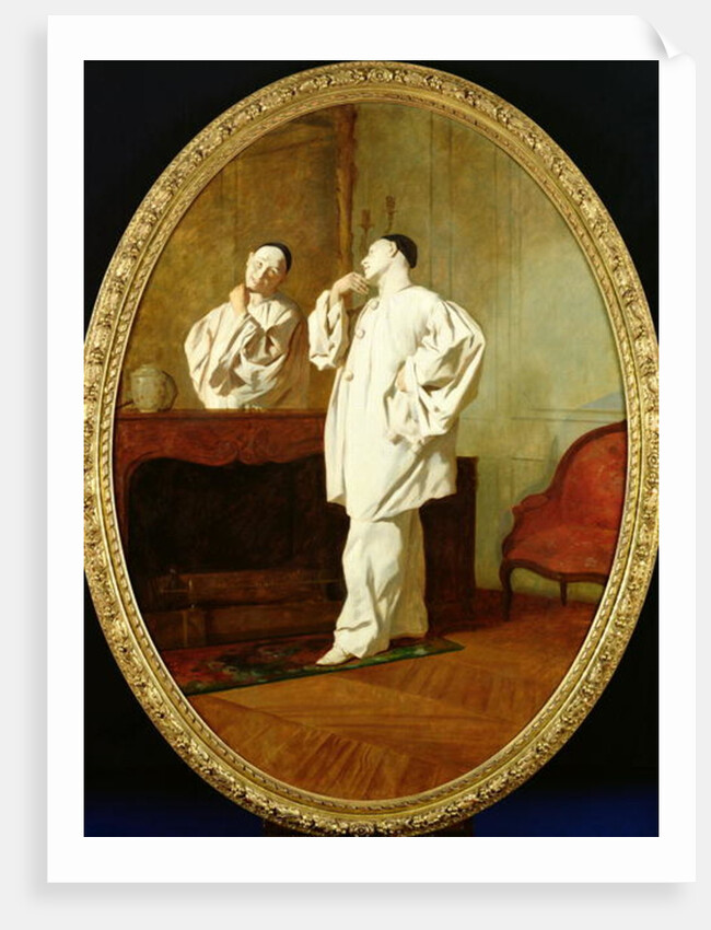 Portrait of Charles Deburau by Jean Pezous