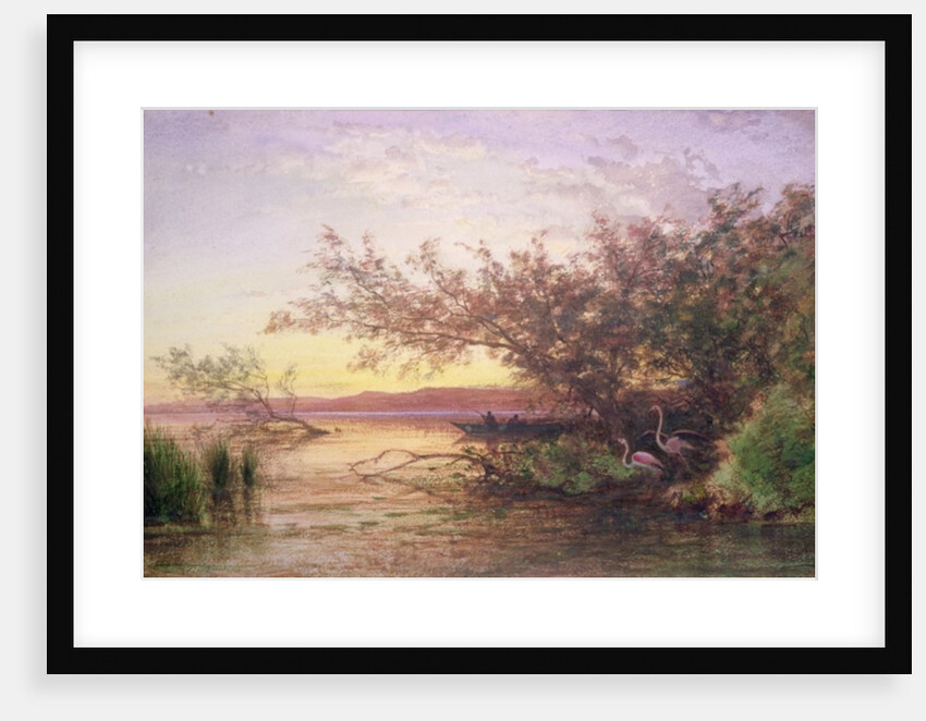 Sunset, Camargue by Felix Ziem