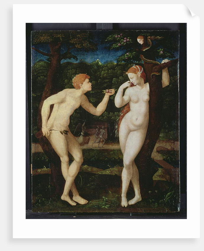 Adam and Eve by French School
