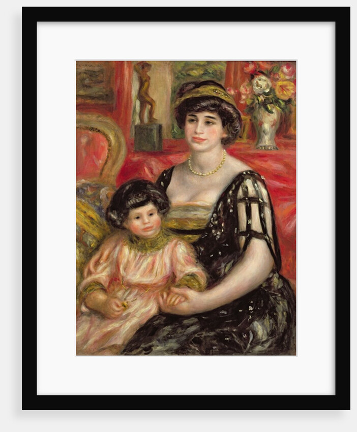Madame Josse Bernheim-Jeune and her Son Henry, 1910 by Pierre Auguste Renoir