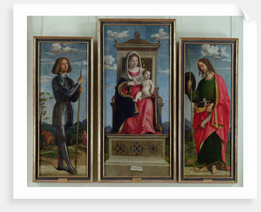 Madonna and Child with St. George and St. James, c.1510 by Giovanni Battista Cima da Conegliano
