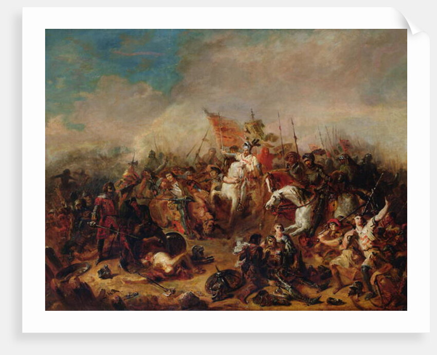 The Battle of Hastings in 1066, 1844 by Francois Hippolyte Debon