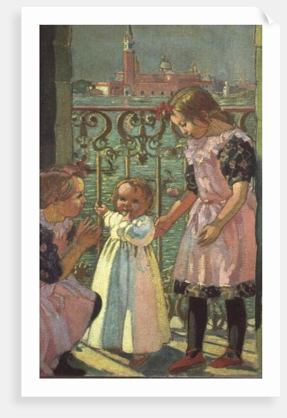 On a Venetian Balcony by Maurice Denis