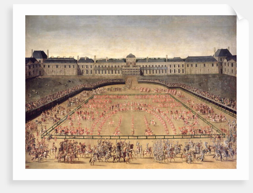 Carousel given for Louis XIV in the Court of the Palace of the Tuileries, 5th June 1662 by French School