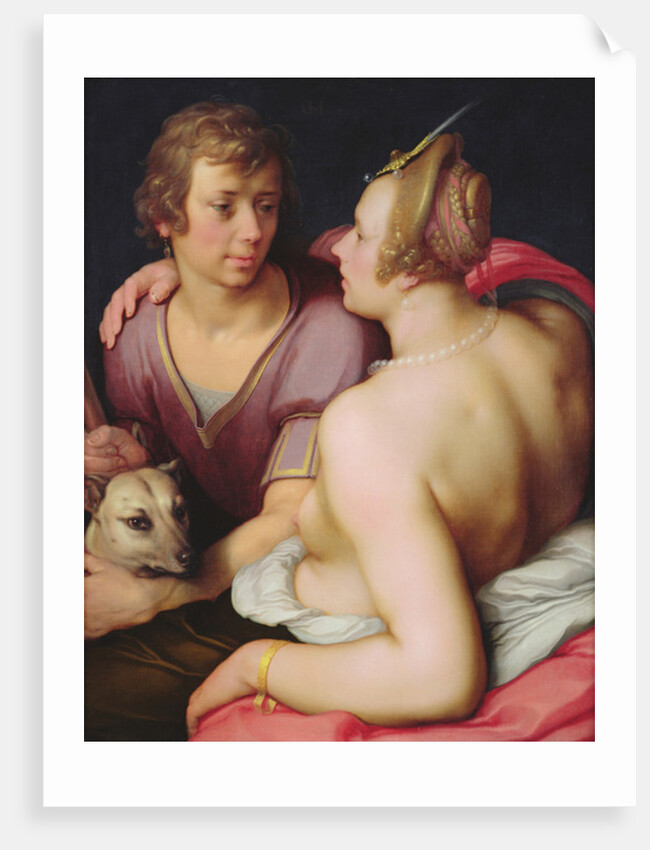 Venus and Adonis, 1610 by Cornelis Cornelisz. van Haarlem