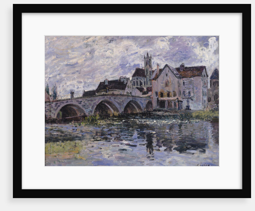 The Bridge of Moret-sur-Loing, 1887 by Alfred Sisley