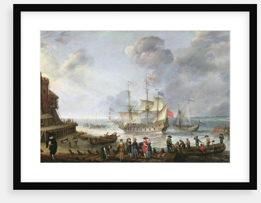 Ships Arriving in a Port by Adam Willaerts