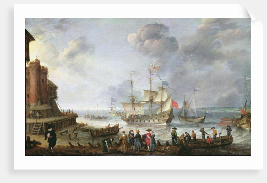 Ships Arriving in a Port by Adam Willaerts