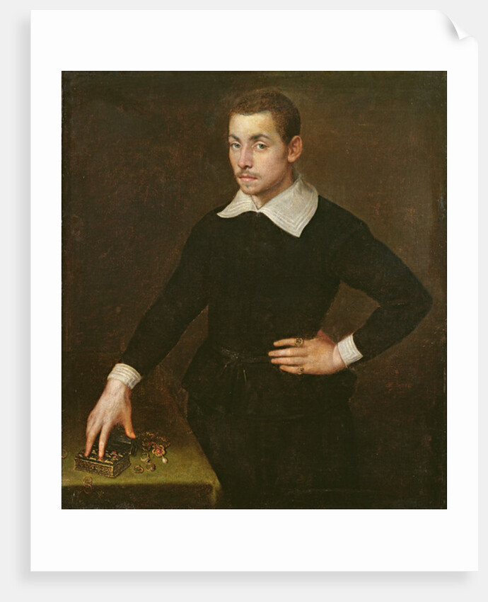 Portrait of a Young Florentine Goldsmith by Agnolo di Cosimo Bronzino