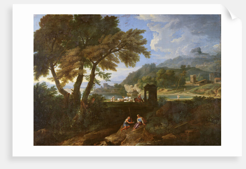 Landscape by Gaspard Poussin Dughet
