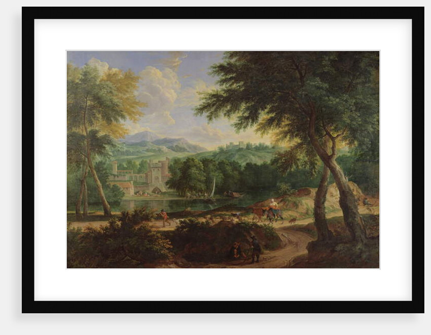 Landscape with a Flock of Sheep by Cornelis Huysmans