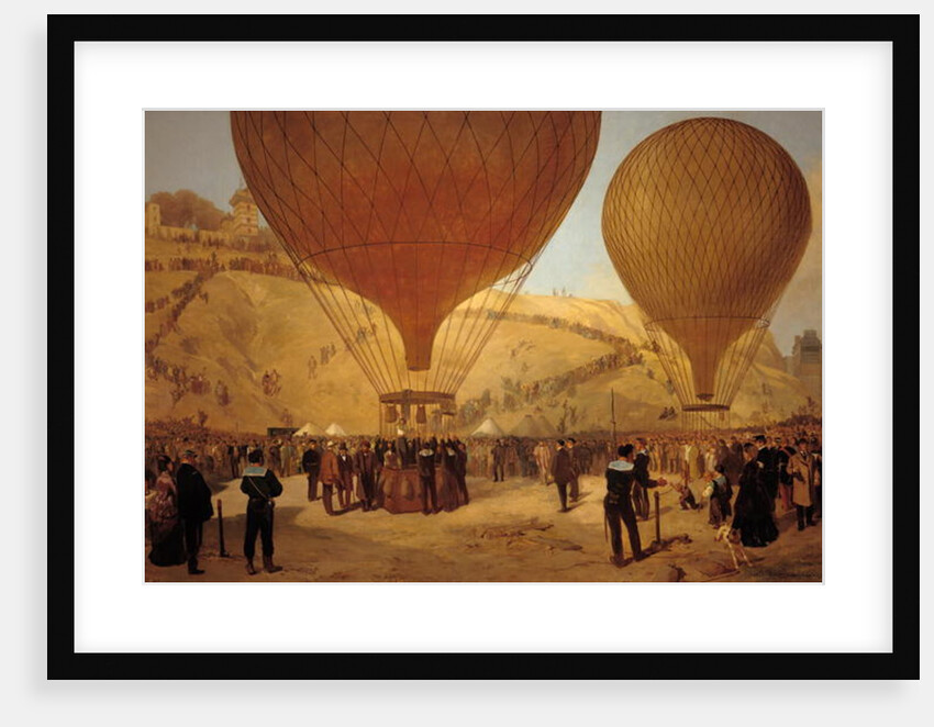 The Departure of Leon Michel Gambetta in the Balloon 'L'Armand-Barbes', 7 October 1870 by Jules & Guiaud Jacques Didier