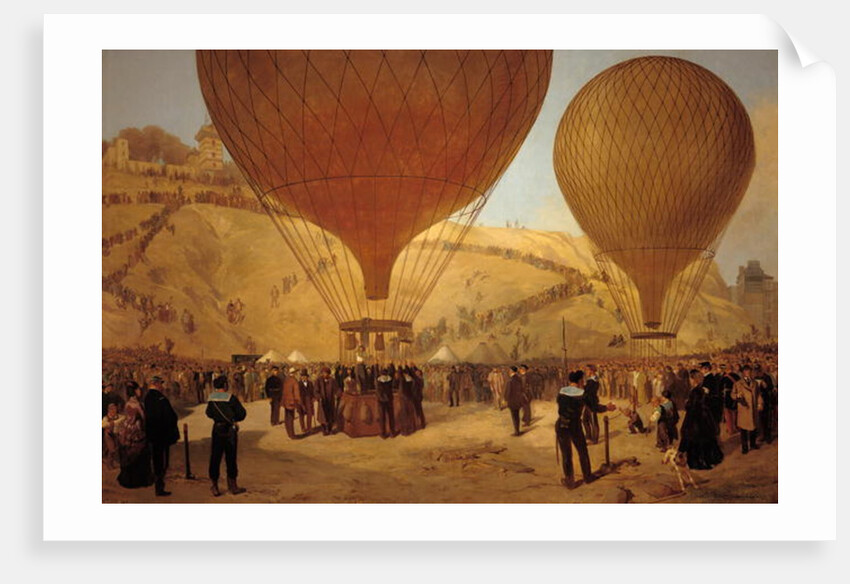The Departure of Leon Michel Gambetta in the Balloon 'L'Armand-Barbes', 7 October 1870 by Jules & Guiaud Jacques Didier