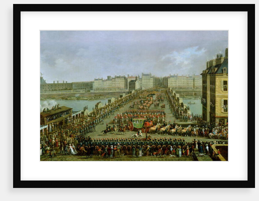 The Imperial Procession Returning to Notre Dame for the Sacred Ceremony of 2nd December 1804, Crossing the Pont-Neuf by Jacques Bertaux