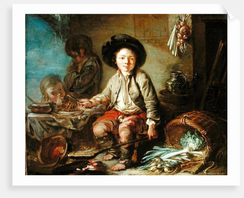 The Young Chimney Sweep's Dinner by French School
