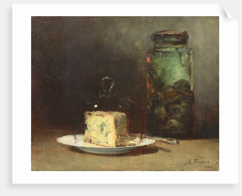 Still Life with Cheese by Guillaume Romain Fouace