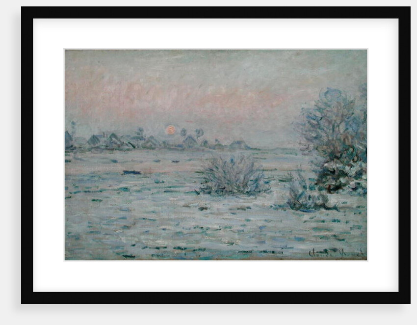 Snowy Landscape at Twilight, 1879-80 by Claude Monet