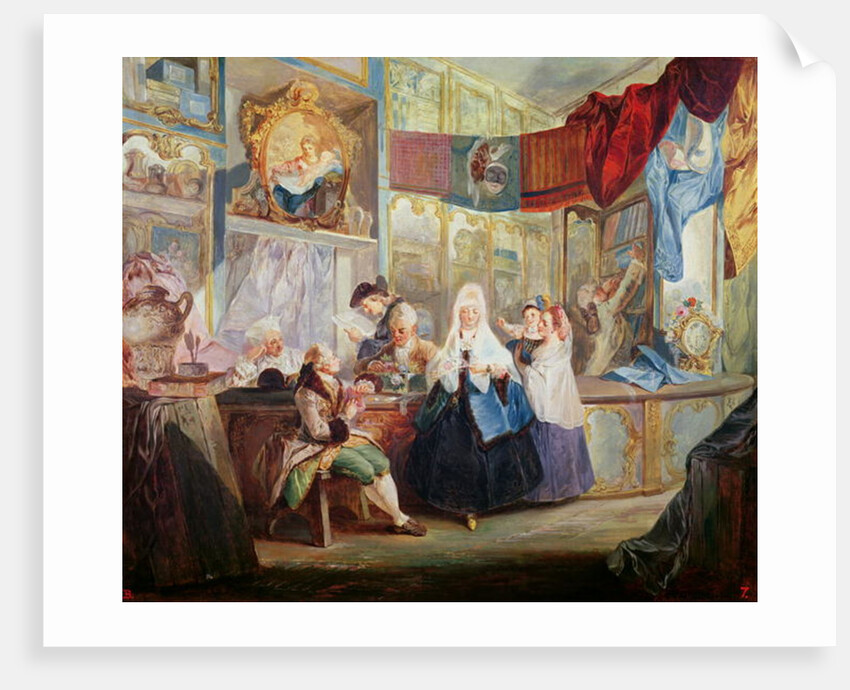 Interior of a Shop by Luis Paret y Alcazar