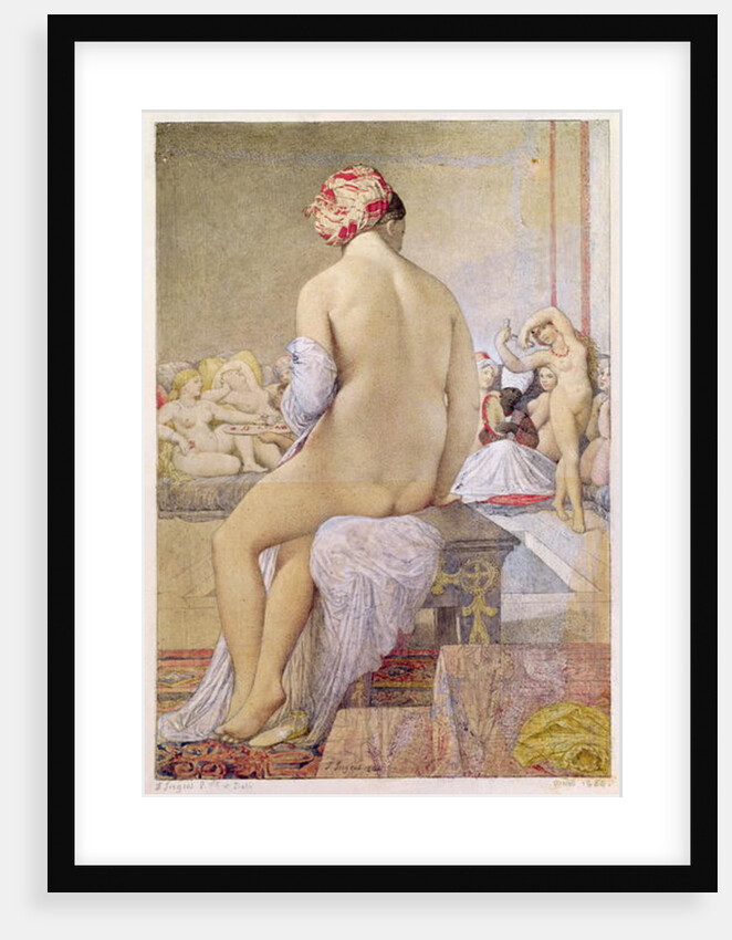 Odalisque or the Small Bather, 1864 by Jean Auguste Dominique Ingres