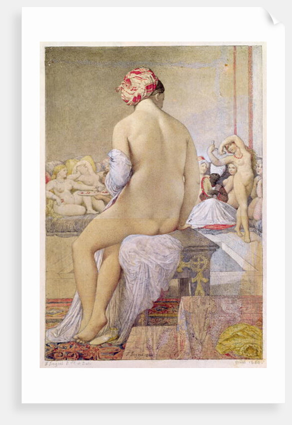 Odalisque or the Small Bather, 1864 by Jean Auguste Dominique Ingres