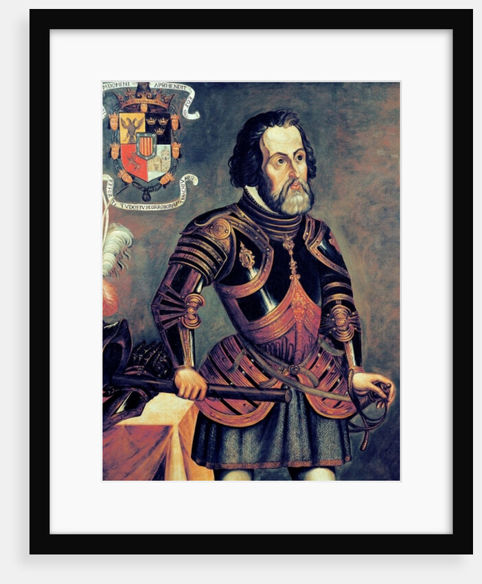 Hernando Cortes by Master of Saldana