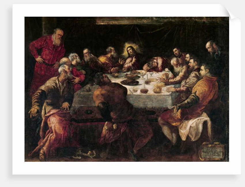 The Last Supper, 16th century by Jacopo Robusti Tintoretto