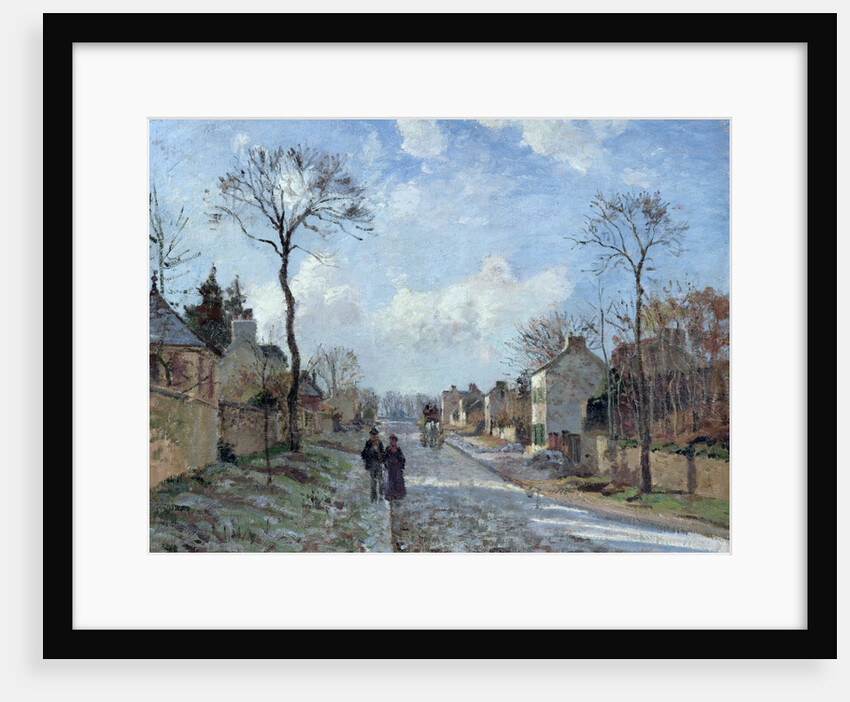 The Road to Louveciennes, 1872 by Camille Pissarro