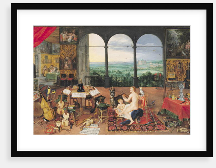 Hearing, 1617 by Jan the Elder Brueghel