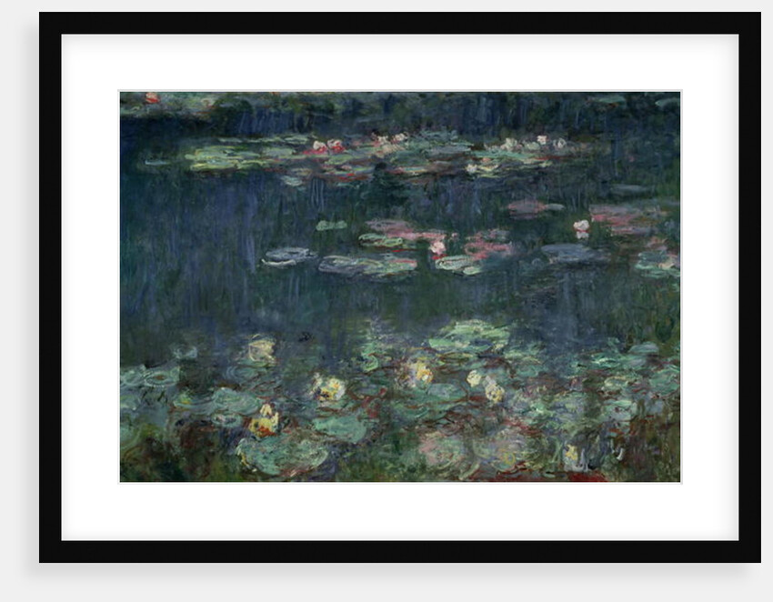 Waterlilies: Green Reflections, 1914-18 by Claude Monet