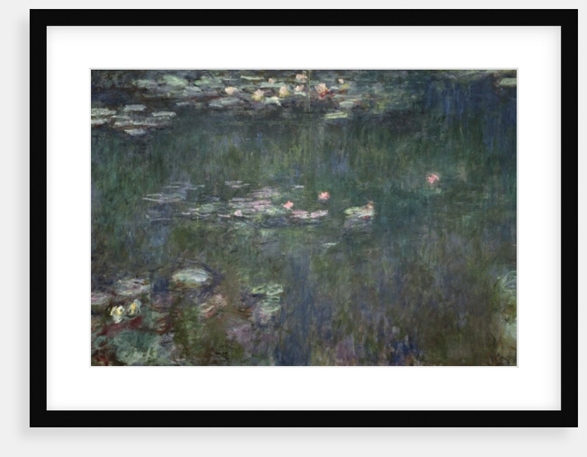 Waterlilies: Green Reflections, 1914-18 by Claude Monet