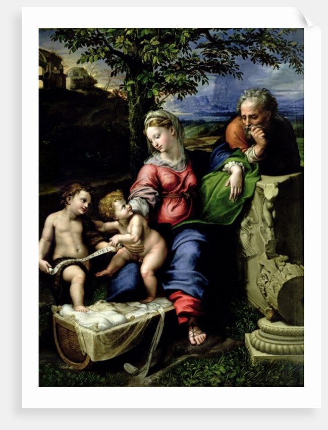 The Holy Family of the Oak Tree, c.1518 by Raphael