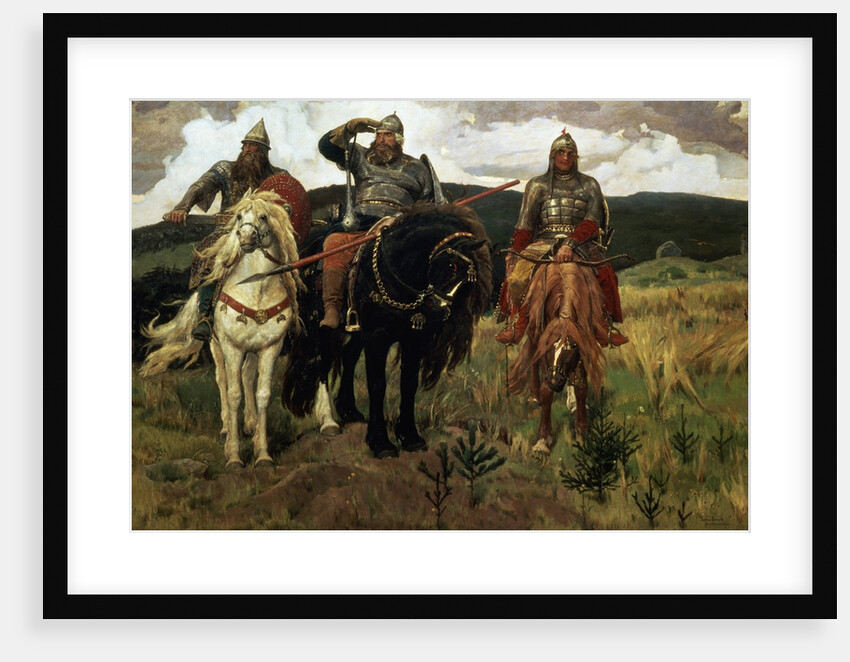 Warrior Knights, 1881-98 by Victor Mikhailovich Vasnetsov