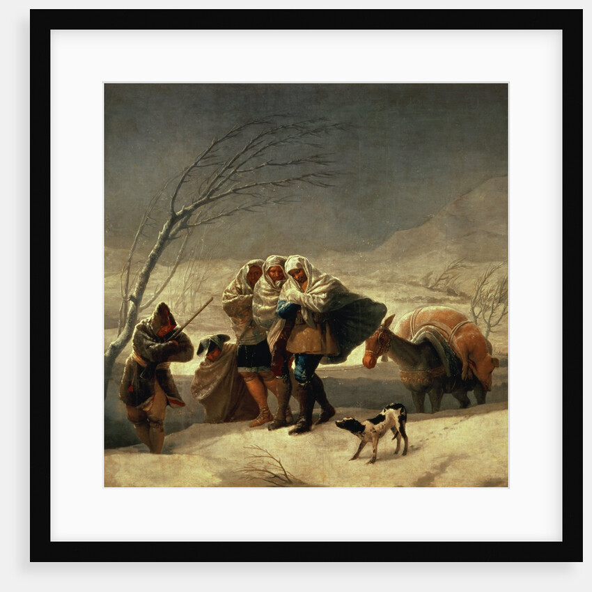 The Snowstorm, 1786-87 by Francisco Jose de Goya y Lucientes