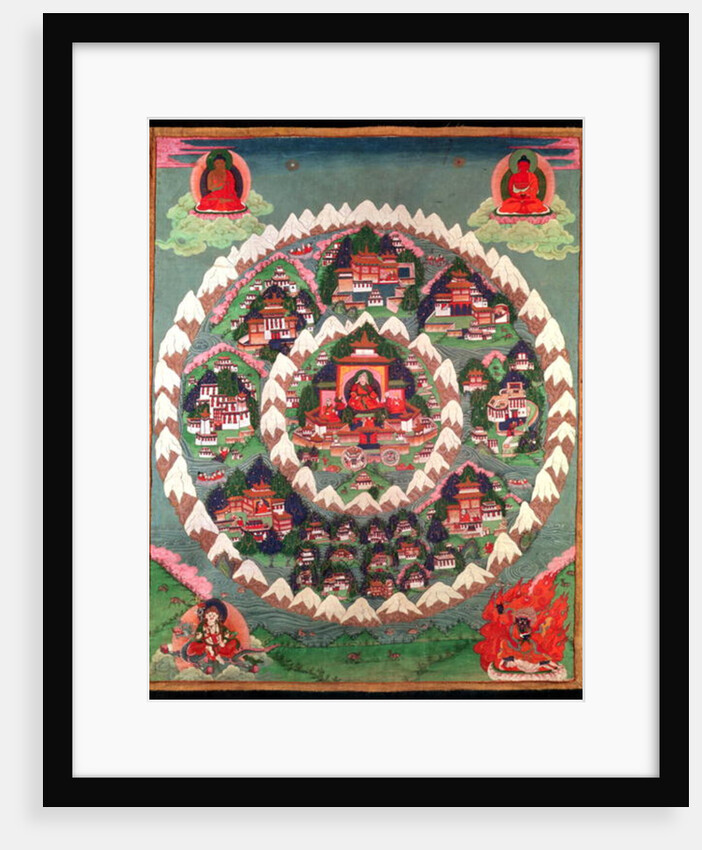 The Paradise of Shambhala, Tibetan Banner by School Tibetan